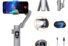 【¥5,590】AOCHUAN SMARR X Pro Ai ジンバルスタビライザー-アリエク特価アラート