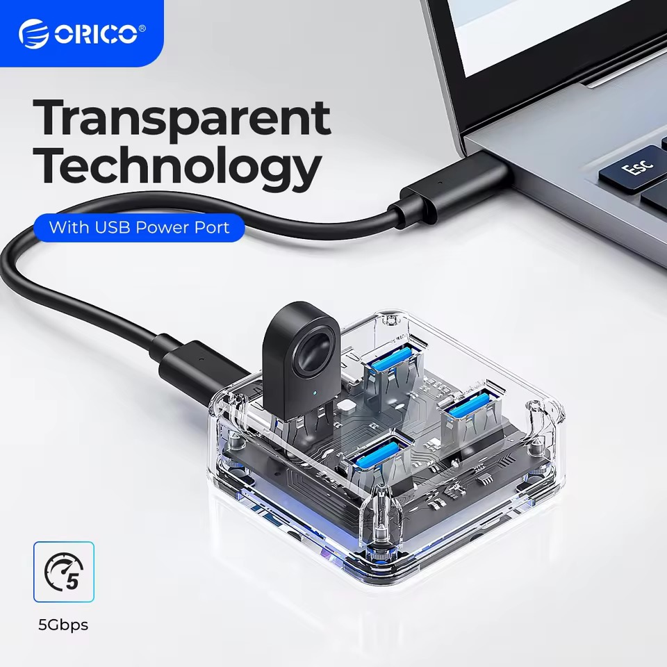 ORICO USB 3.0 ハブ 電源供給ポート付き
