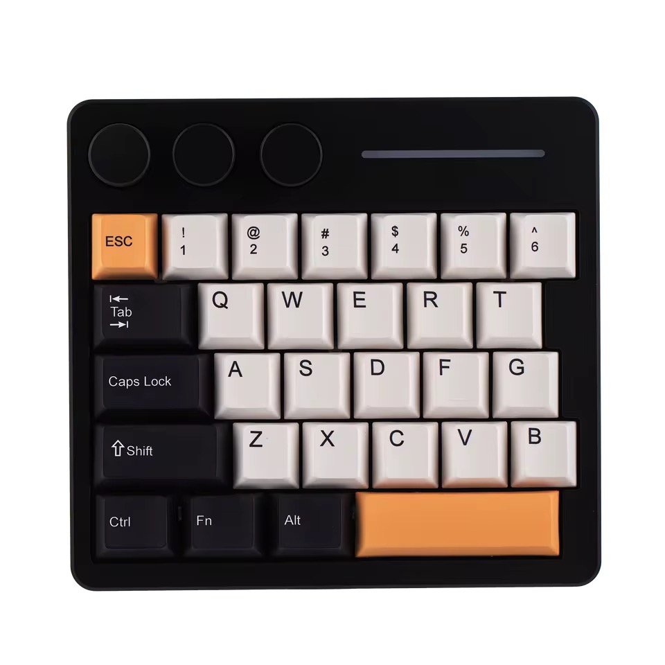 KiiBOOM Cybrix 29 片手キーボード アルミ