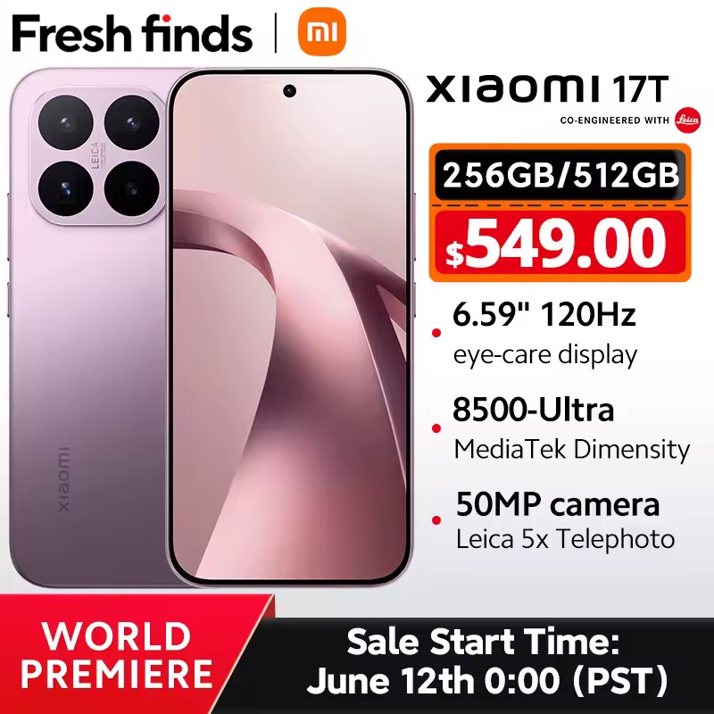 Xiaomi 17T 12GB 256GB グローバル