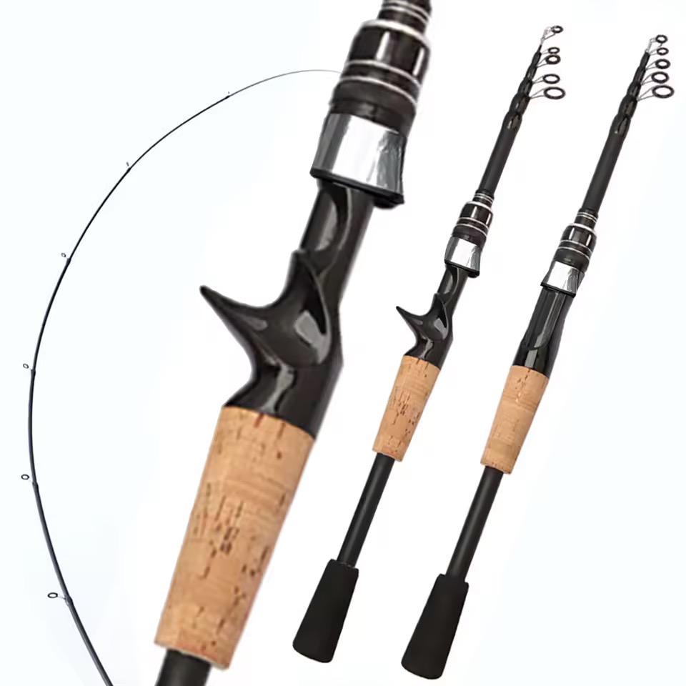 Baitcasting ルアー釣竿スピニング伸縮