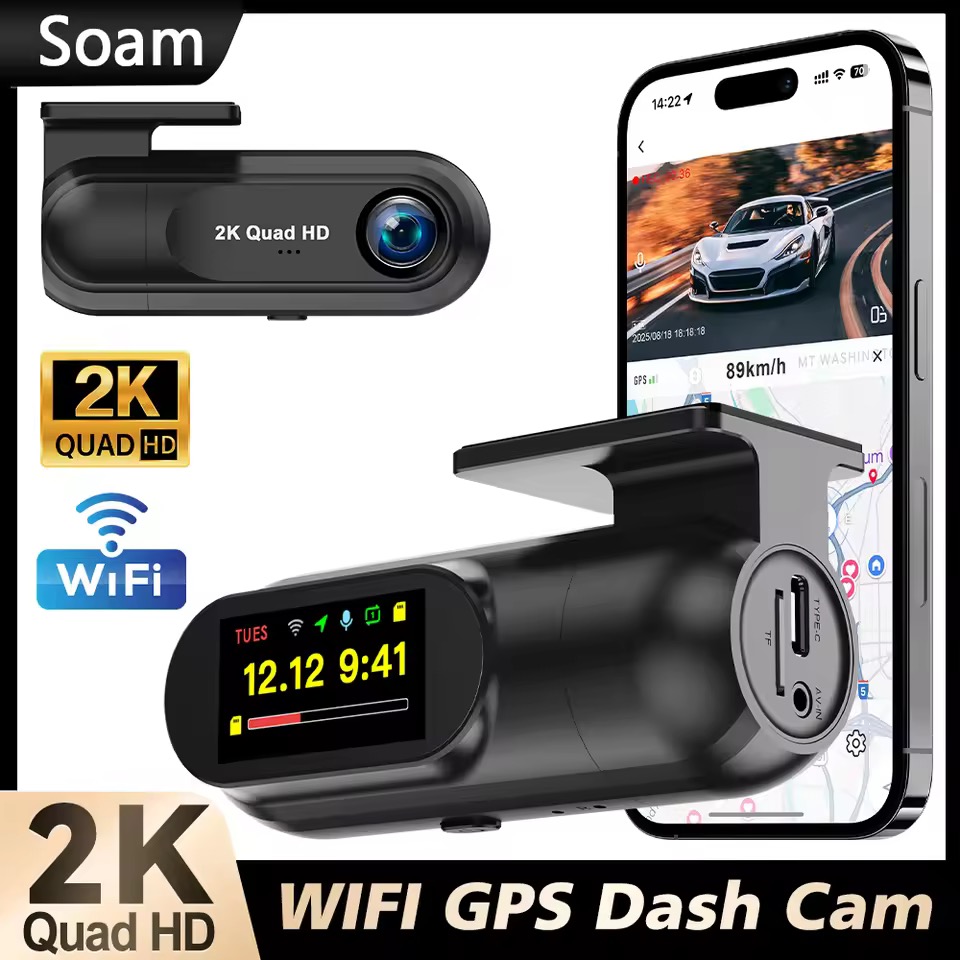 Soam 2.5K フロントダッシュカム + microSD 128GB
