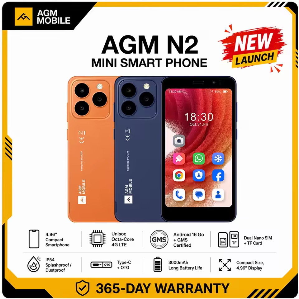 AGM N2 Mini Android 16 Go