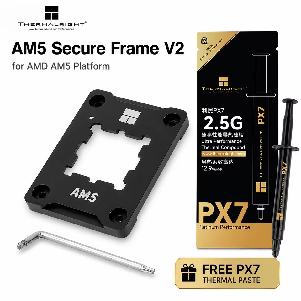 Thermalright AM5 反り防止フレーム V2 + PX7 CPUグリス 2.5g