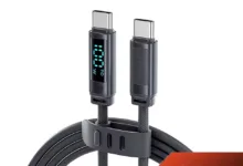 【¥124】Toocki USB Type-C ケーブル 100W 電力表示付き-アリエク特価アラート