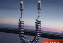 【¥129】Toocki USB Type-Cケーブル スプリング 1.8m 100W x3-アリエク特価アラート