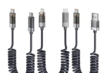【¥243】Toocki USB Type-C スプリング ケーブル 電力表示付き x2-アリエク特価アラート