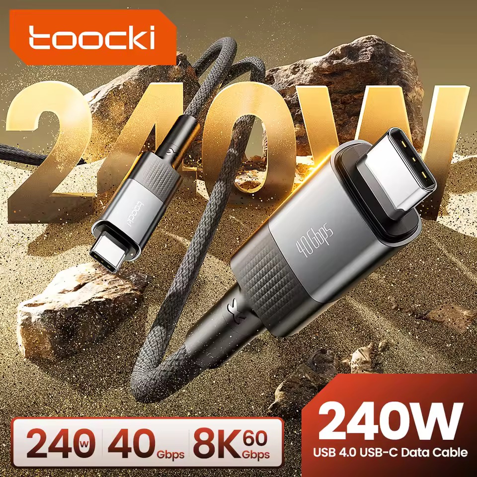 Toocki USB3.2 Gen2 Type-C ケーブル 1m x2