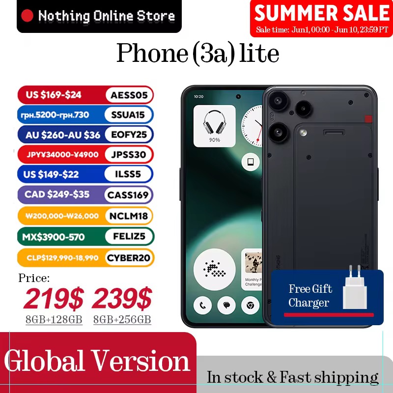 Nothing Phone (3a) lite グローバル