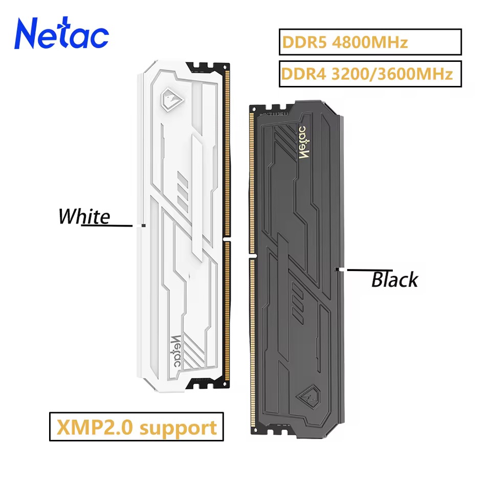 Netac Shadow Ill メモリ DDR4 3200 16GBx2 32GB