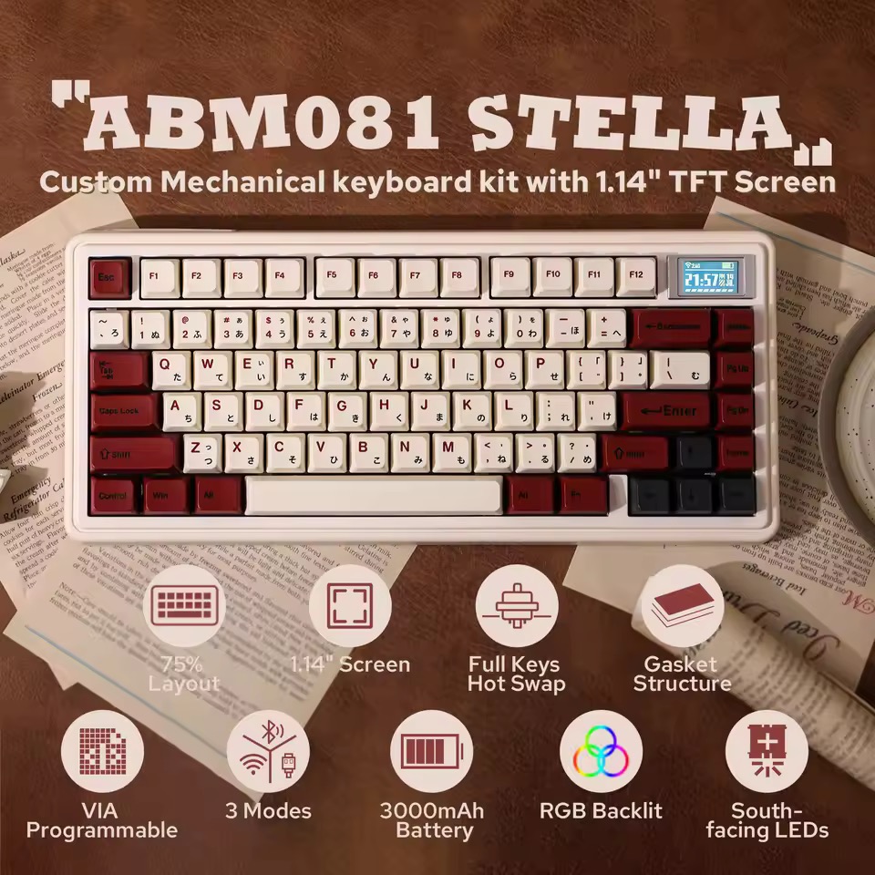CIDOO ABM081 Stellar メカニカルキーボード ベアボーン
