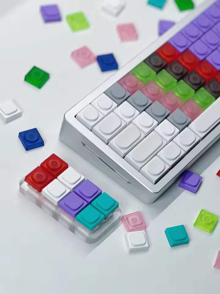 キーキャップ 透明 つや消し 10pcs x3