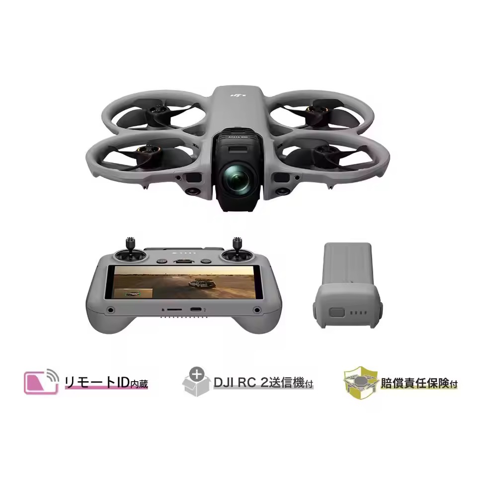 DJI Avata 360（RC 2画面送信機付属）1インチ 8K 360°