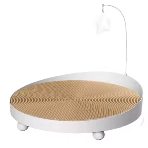 用爪とぎベッド 3in1 おもちゃ付き 円形 アウトレット？