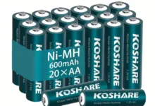 【¥1,235】KOSHARE 単三 ニッケル水素充電式電池 20本-アリエク特価アラート