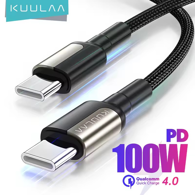 KUULAA USB Type-C ケーブル 60W 0.5m