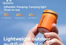 【¥1,584】Qunature エアーポンプ USB充電 オレンジのみ-アリエク特価アラート