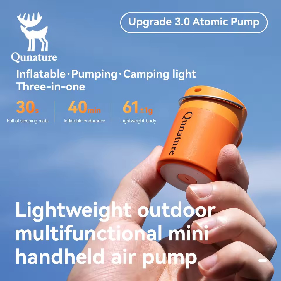 Qunature エアーポンプ USB充電 オレンジのみ