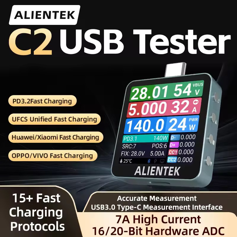 ALIENTEK C2 Lite USB テスター
