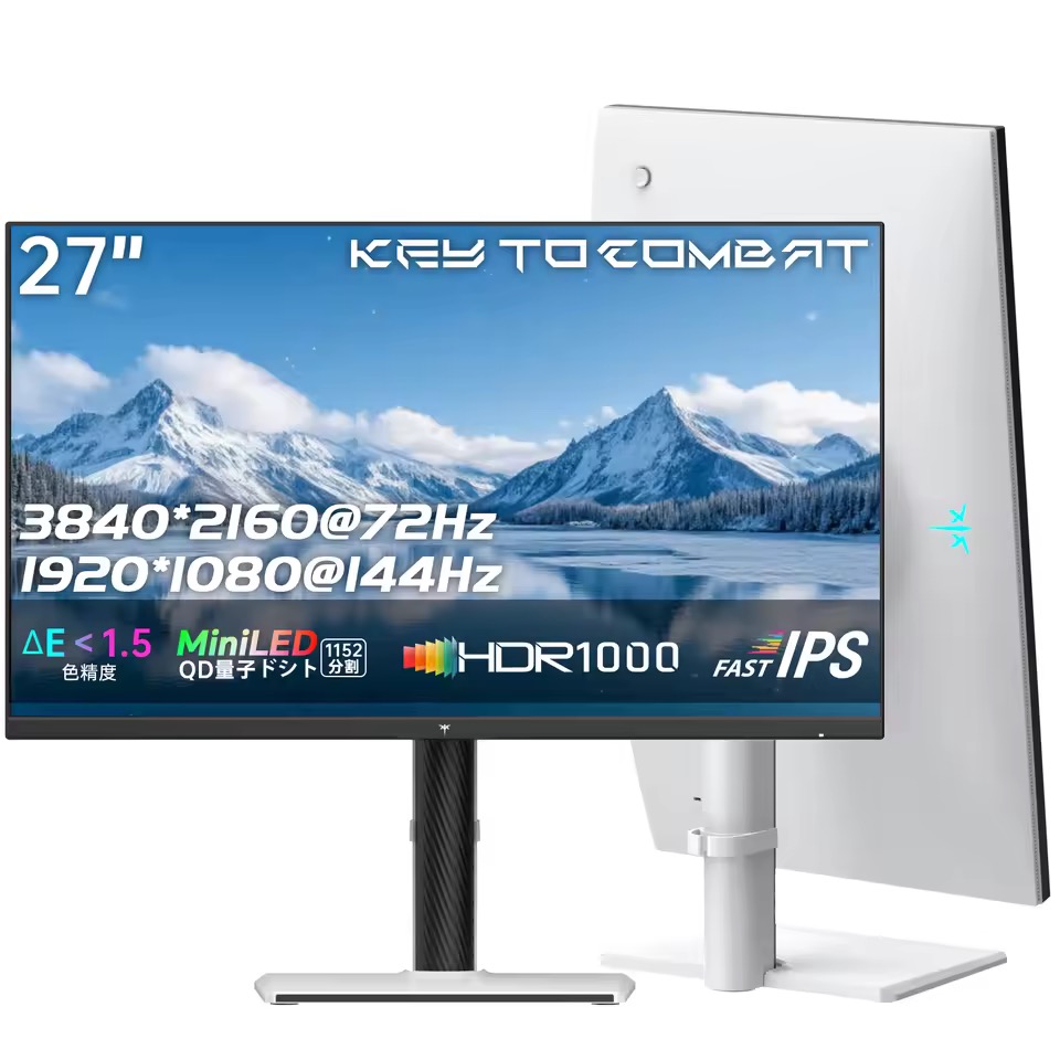 KTC M27U6 MiniLED 4K モニター