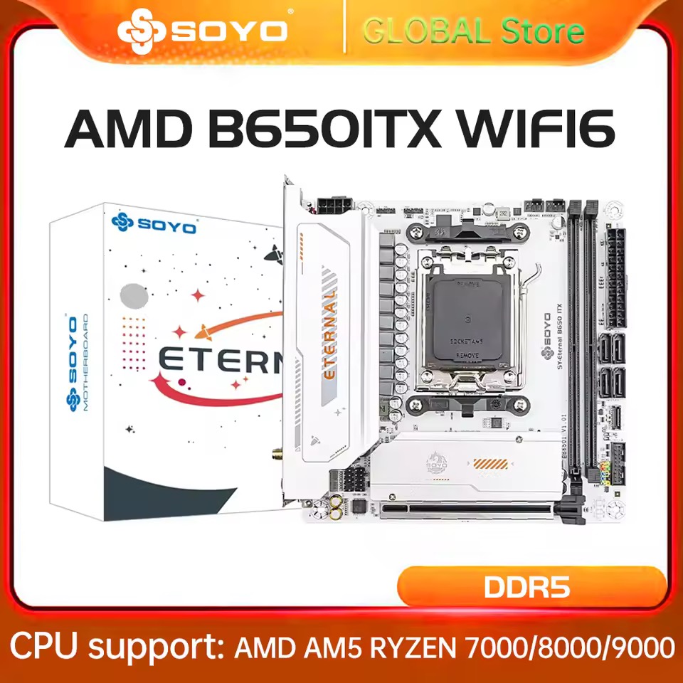 SOYO B650ITX WIFI AM5 mini-ITX マザーボード