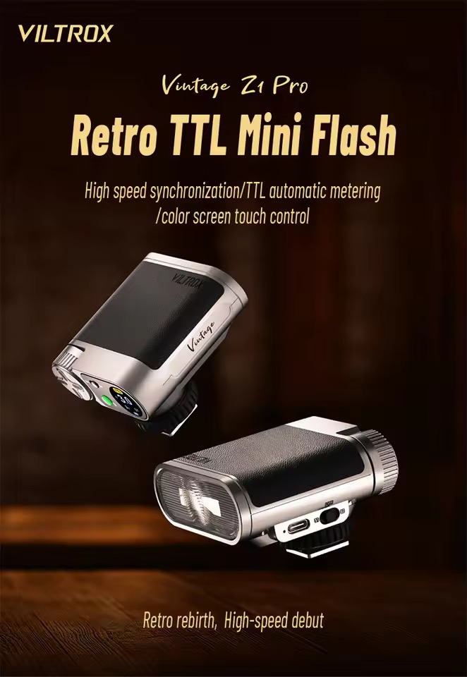 Viltrox Vintage Z1 Pro レトロ風 TTL フラッシュ