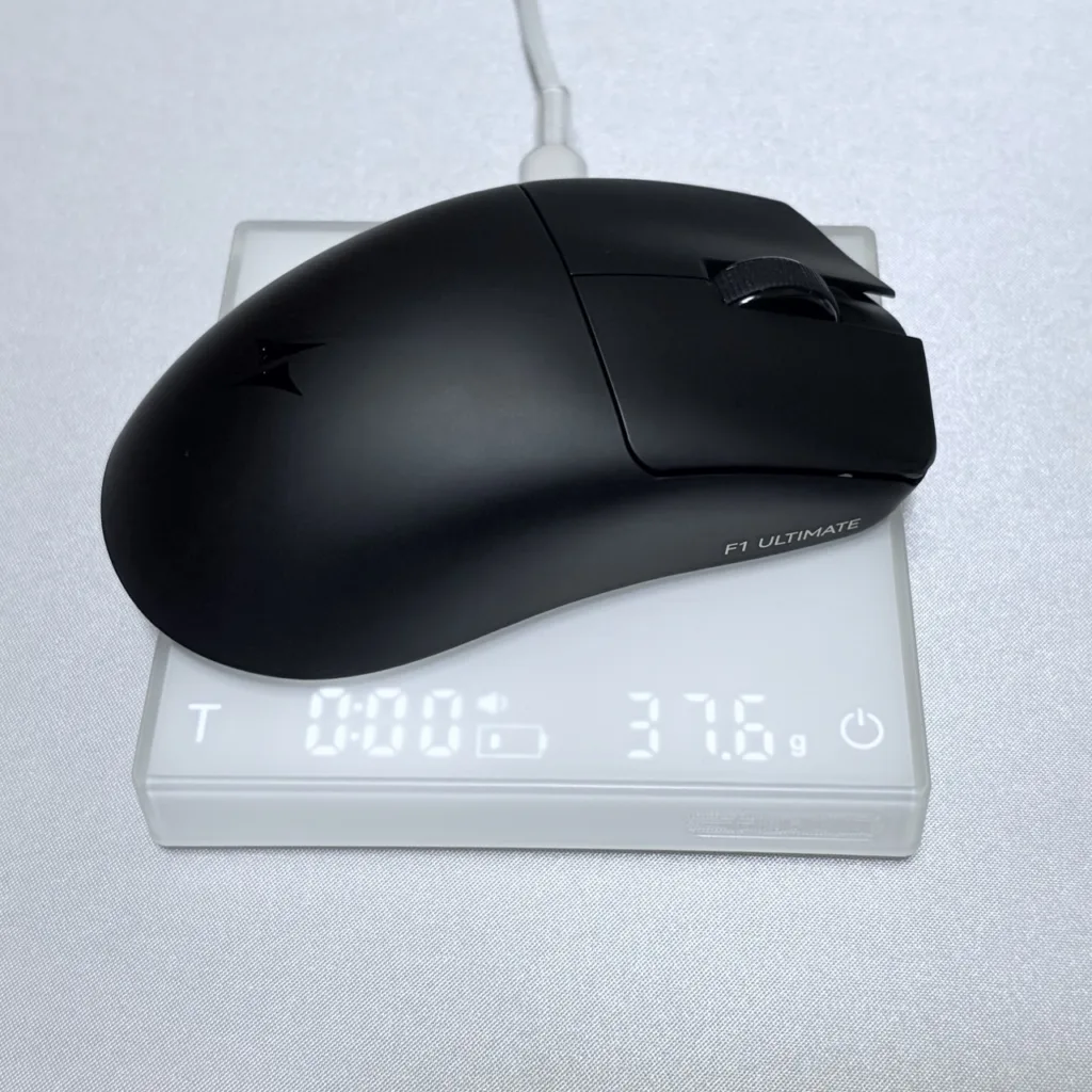 ATK F1 V3 Ultimate+ を計量、37.6g