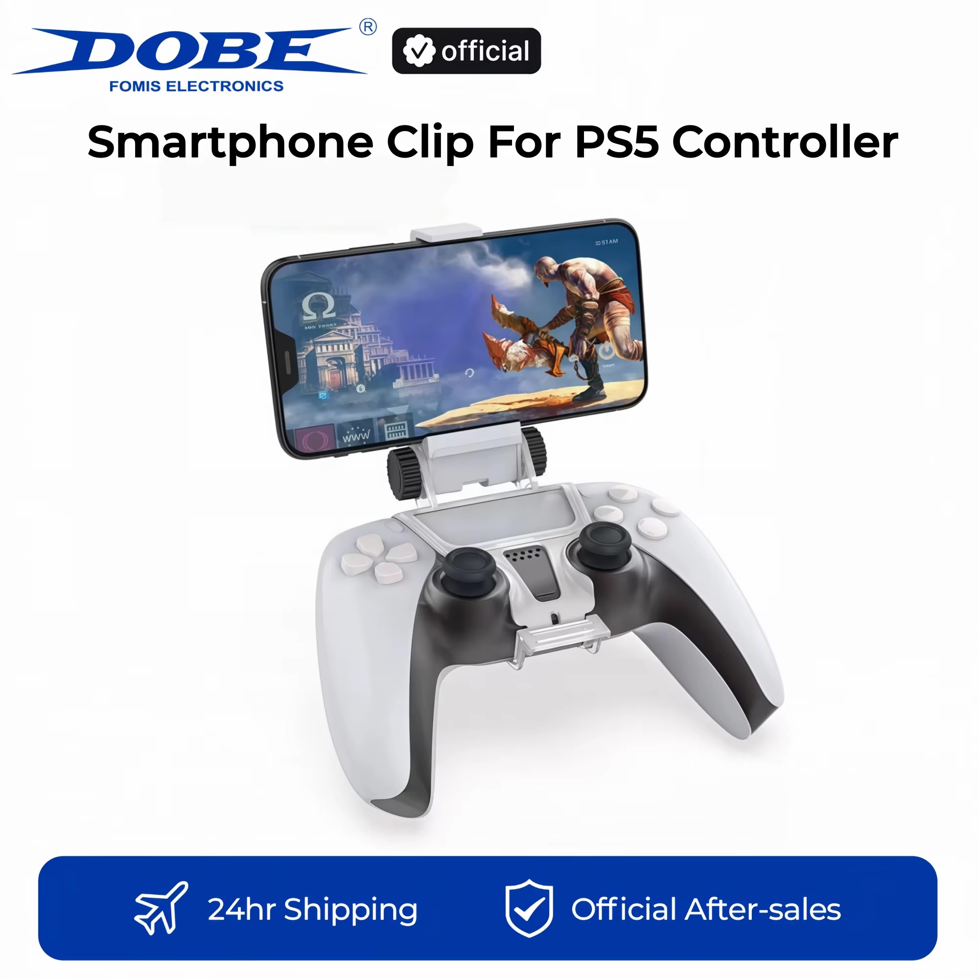 DOBE PS5コントローラー用携帯電話クランプクリップホルダー